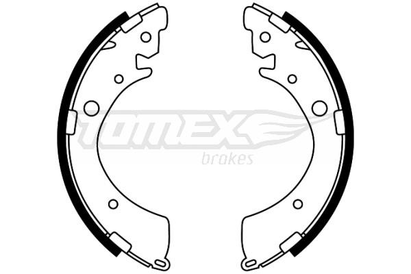 Tomex TX 22-40 Колодки гальмівні барабанні, комплект TX2240: Купити в Україні - Добра ціна на EXIST.UA!