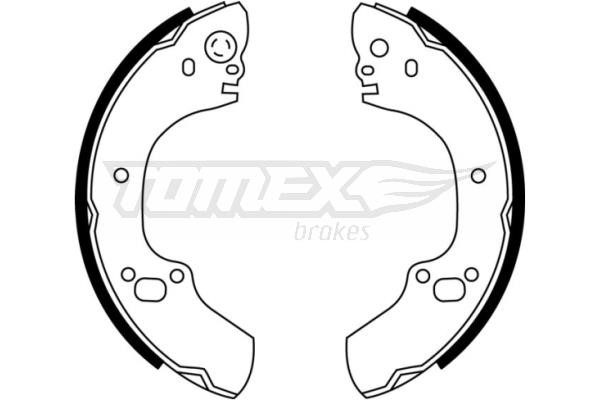 Tomex TX 22-88 Колодки гальмівні барабанні, комплект TX2288: Купити в Україні - Добра ціна на EXIST.UA!