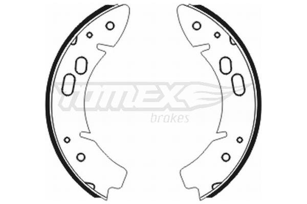 Tomex TX 20-14 Колодки гальмівні барабанні, комплект TX2014: Приваблива ціна - Купити в Україні на EXIST.UA!