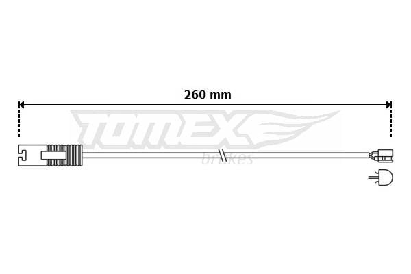 Tomex TX 30-99 Конт. попер. сигналу, знос гальм. накл. TX3099: Купити в Україні - Добра ціна на EXIST.UA!