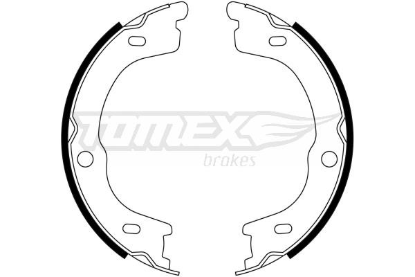 Tomex TX 23-13 Колодки гальмівні барабанні, комплект TX2313: Купити в Україні - Добра ціна на EXIST.UA!