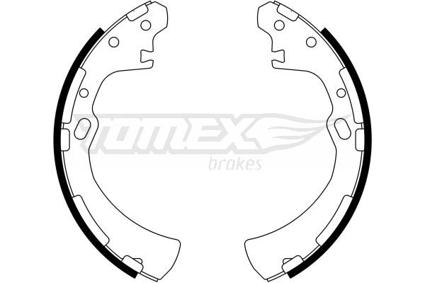 Tomex TX 23-31 Колодки гальмівні барабанні, комплект TX2331: Купити в Україні - Добра ціна на EXIST.UA!