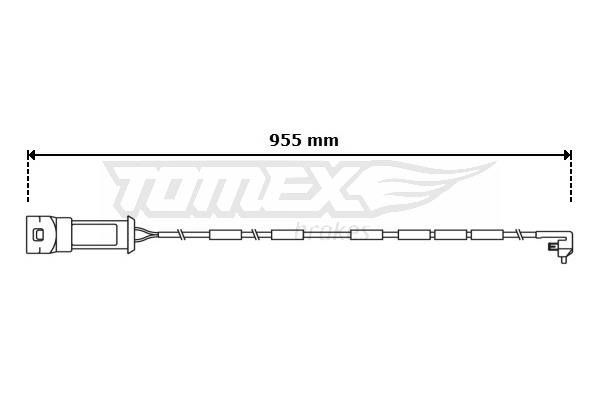 Tomex TX 31-05 Конт. попер. сигналу, знос гальм. накл. TX3105: Купити в Україні - Добра ціна на EXIST.UA!