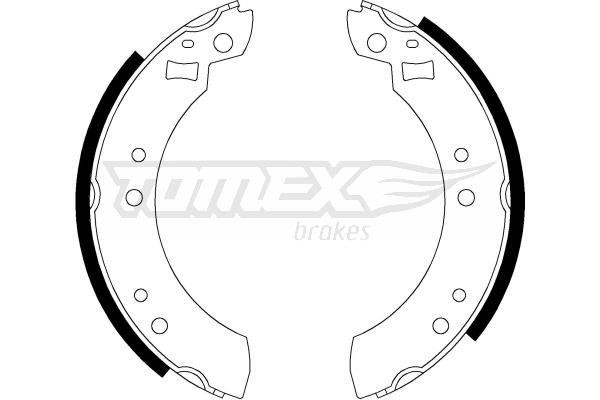 Tomex TX 21-13 Колодки гальмівні барабанні, комплект TX2113: Купити в Україні - Добра ціна на EXIST.UA!