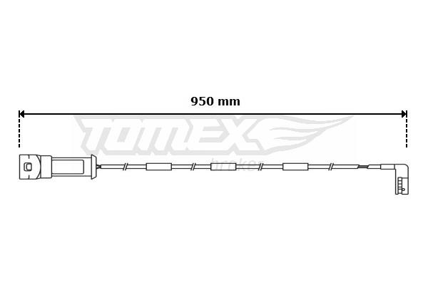 Tomex TX 31-06 Конт. попер. сигналу, знос гальм. накл. TX3106: Купити в Україні - Добра ціна на EXIST.UA!