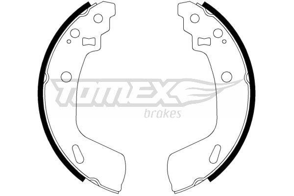 Tomex TX 23-14 Колодки гальмівні барабанні, комплект TX2314: Купити в Україні - Добра ціна на EXIST.UA!