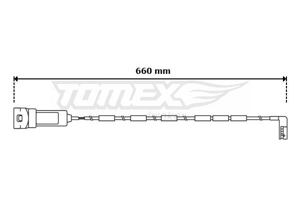Tomex TX 30-93 Конт. попер. сигналу, знос гальм. накл. TX3093: Купити в Україні - Добра ціна на EXIST.UA!