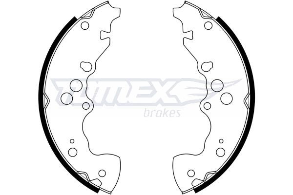 Tomex TX 22-95 Колодки гальмівні барабанні, комплект TX2295: Купити в Україні - Добра ціна на EXIST.UA!
