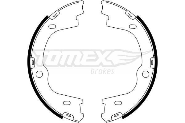 Tomex TX 23-27 Колодки гальмівні барабанні, комплект TX2327: Приваблива ціна - Купити в Україні на EXIST.UA!