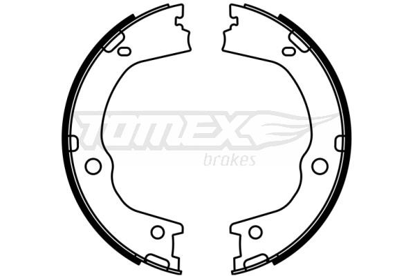 Tomex TX 23-06 Колодки гальмівні барабанні, комплект TX2306: Купити в Україні - Добра ціна на EXIST.UA!