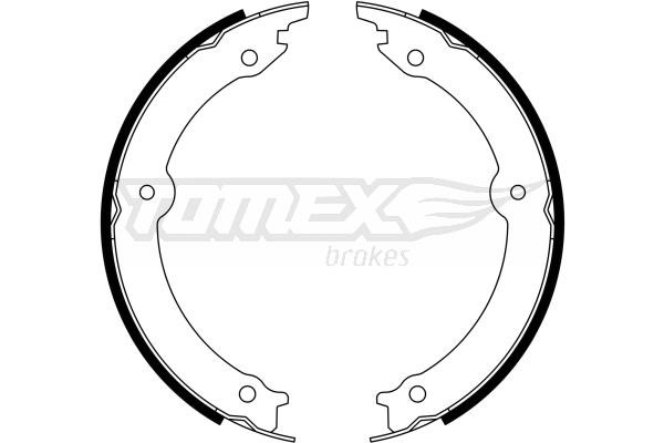 Tomex TX 23-33 Колодки гальмівні барабанні задні, комплект TX2333: Купити в Україні - Добра ціна на EXIST.UA!