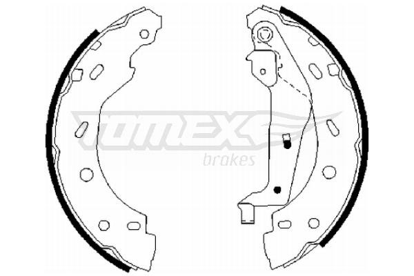 Tomex TX 21-75 Колодки гальмівні барабанні, комплект TX2175: Купити в Україні - Добра ціна на EXIST.UA!