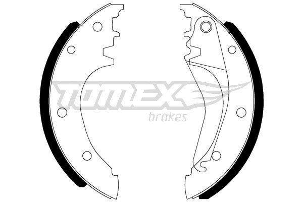 Tomex TX 22-90 Колодки гальмівні барабанні, комплект TX2290: Купити в Україні - Добра ціна на EXIST.UA!
