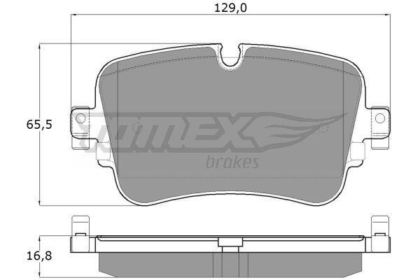 Tomex TX 18-24 Гальмівні колодки передні, комплект TX1824: Купити в Україні - Добра ціна на EXIST.UA!