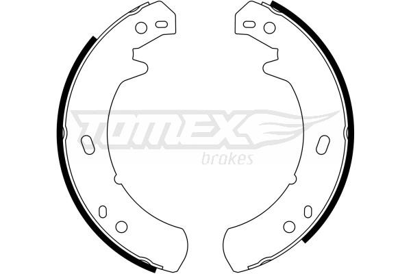 Tomex TX 23-24 Колодки гальмівні барабанні, комплект TX2324: Купити в Україні - Добра ціна на EXIST.UA!