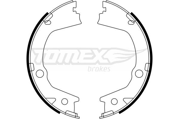 Tomex TX 23-16 Колодки гальмівні барабанні, комплект TX2316: Купити в Україні - Добра ціна на EXIST.UA!