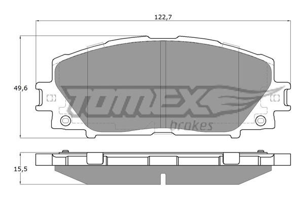 Tomex TX 19-35 Гальмівні колодки, комплект TX1935: Приваблива ціна - Купити в Україні на EXIST.UA!