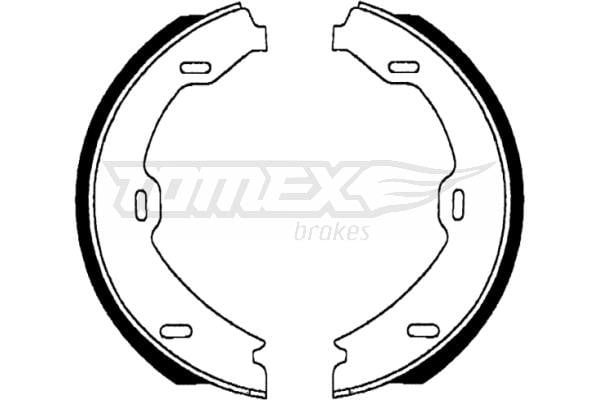 Tomex TX 22-69 Колодки гальмівні барабанні, комплект TX2269: Купити в Україні - Добра ціна на EXIST.UA!