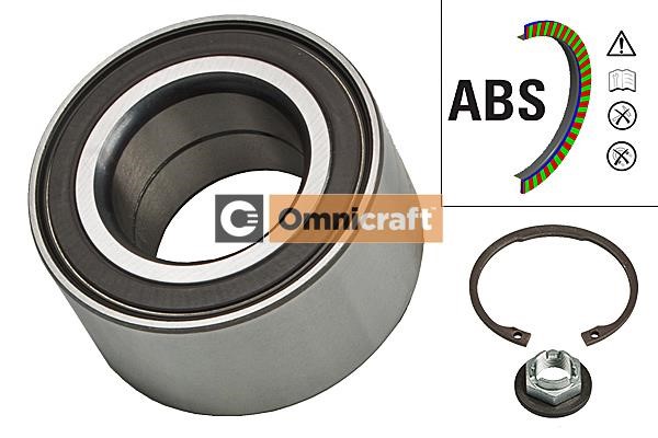Omnicraft 2466760 Підшипник маточини колеса, комплект 2466760: Купити в Україні - Добра ціна на EXIST.UA!