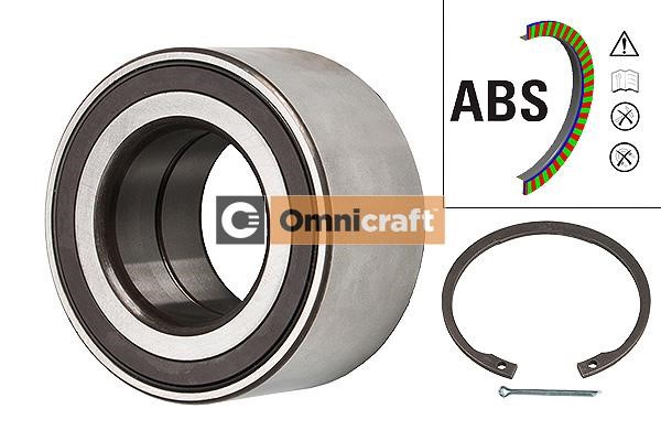 Omnicraft 2466604 Підшипник маточини колеса, комплект 2466604: Купити в Україні - Добра ціна на EXIST.UA!