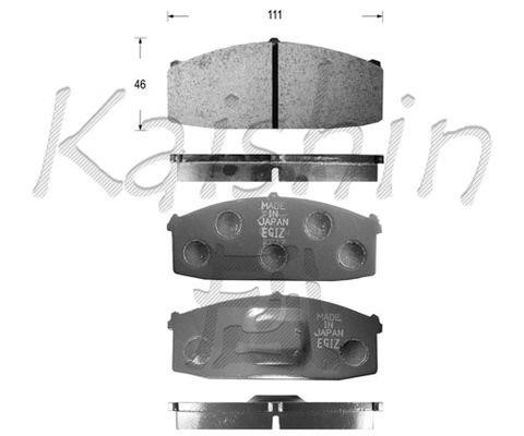 Kaishin FK1013 Гальмівні колодки, комплект FK1013: Купити в Україні - Добра ціна на EXIST.UA!