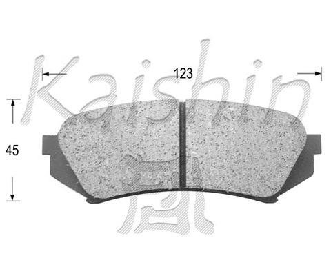Kaishin FK2179 Гальмівні колодки, комплект FK2179: Купити в Україні - Добра ціна на EXIST.UA!