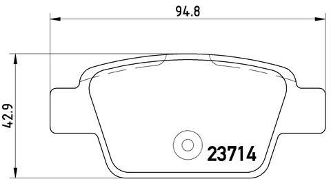 Kaishin FK20009 Гальмівні колодки, комплект FK20009: Купити в Україні - Добра ціна на EXIST.UA!