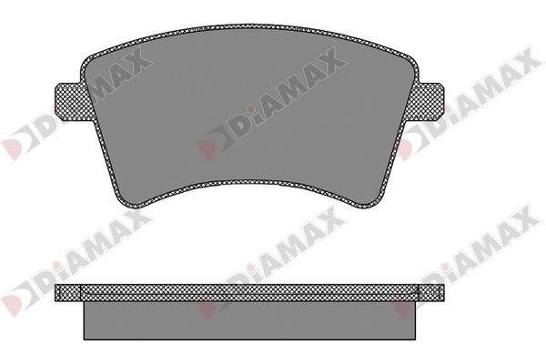 Diamax N09178 Гальмівні колодки, комплект N09178: Купити в Україні - Добра ціна на EXIST.UA!