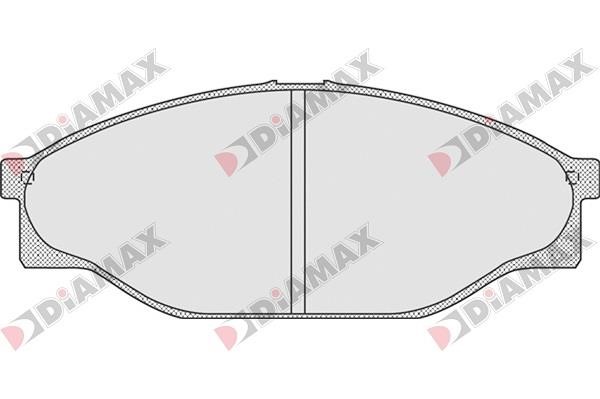 Diamax N09045 Гальмівні колодки, комплект N09045: Купити в Україні - Добра ціна на EXIST.UA!