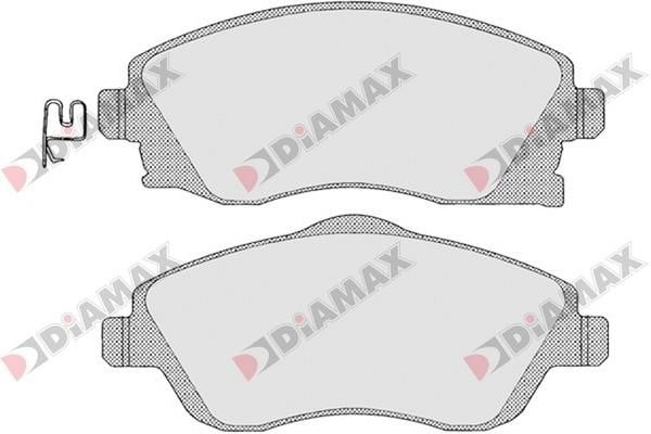 Diamax N09289 Гальмівні колодки, комплект N09289: Купити в Україні - Добра ціна на EXIST.UA!