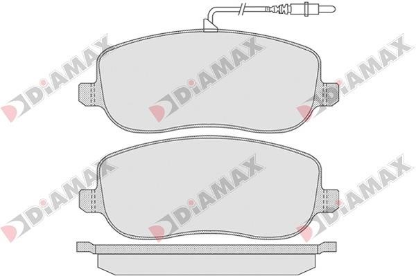 Diamax N09011 Гальмівні колодки, комплект N09011: Приваблива ціна - Купити в Україні на EXIST.UA!