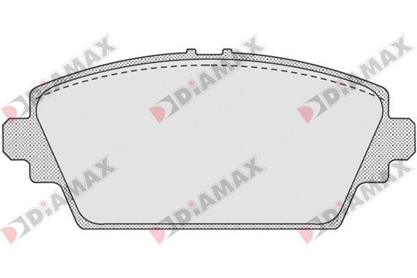 Diamax N09172 Гальмівні колодки, комплект N09172: Купити в Україні - Добра ціна на EXIST.UA!