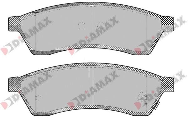 Diamax N09410 Гальмівні колодки, комплект N09410: Купити в Україні - Добра ціна на EXIST.UA!
