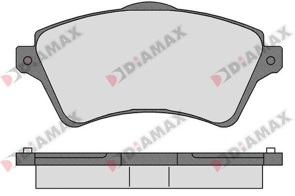 Diamax N09214 Гальмівні колодки, комплект N09214: Купити в Україні - Добра ціна на EXIST.UA!