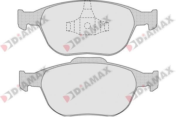 Diamax N09215 Гальмівні колодки, комплект N09215: Купити в Україні - Добра ціна на EXIST.UA!