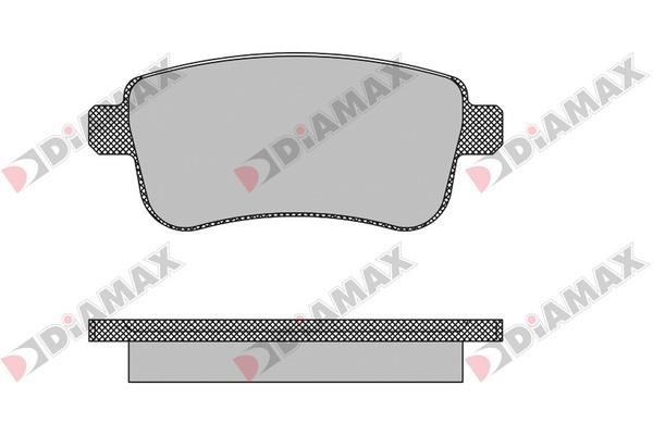Diamax N09180 Гальмівні колодки, комплект N09180: Купити в Україні - Добра ціна на EXIST.UA!