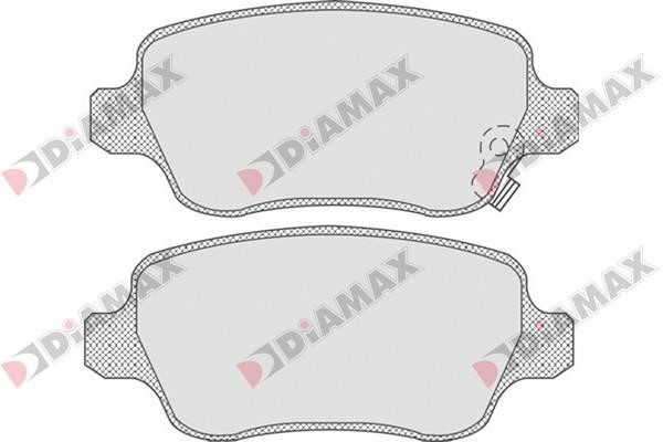 Diamax N09080 Гальмівні колодки, комплект N09080: Купити в Україні - Добра ціна на EXIST.UA!
