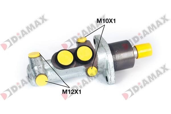 Diamax N04104 Головний гальмівний циліндр N04104: Купити в Україні - Добра ціна на EXIST.UA!