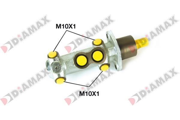 Diamax N04308 Головний гальмівний циліндр N04308: Купити в Україні - Добра ціна на EXIST.UA!