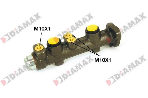 Diamax N04338 Головний гальмівний циліндр N04338: Купити в Україні - Добра ціна на EXIST.UA!