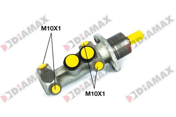 Diamax N04339 Головний гальмівний циліндр N04339: Купити в Україні - Добра ціна на EXIST.UA!