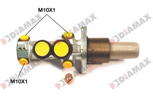 Diamax N04171 Головний гальмівний циліндр N04171: Купити в Україні - Добра ціна на EXIST.UA!