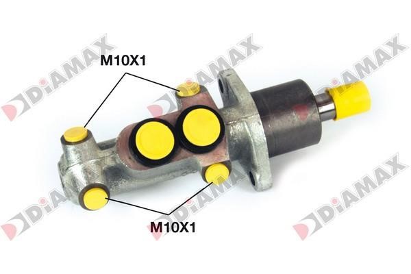Diamax N04283 Головний гальмівний циліндр N04283: Купити в Україні - Добра ціна на EXIST.UA!