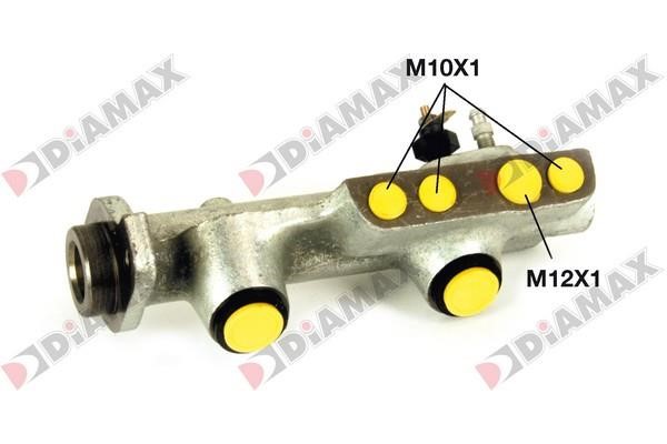 Diamax N04008 Головний гальмівний циліндр N04008: Купити в Україні - Добра ціна на EXIST.UA!