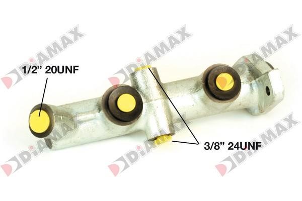 Diamax N04078 Головний гальмівний циліндр N04078: Купити в Україні - Добра ціна на EXIST.UA!