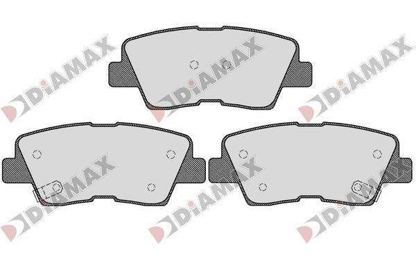 Diamax N09767 Гальмівні колодки, комплект N09767: Купити в Україні - Добра ціна на EXIST.UA!
