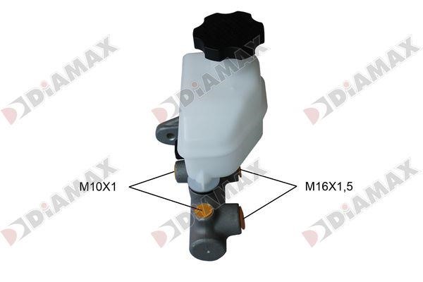 Diamax N04604 Циліндр гальмівний, головний N04604: Купити в Україні - Добра ціна на EXIST.UA!
