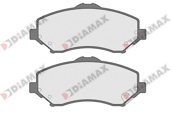 Diamax N09487 Гальмівні колодки, комплект N09487: Купити в Україні - Добра ціна на EXIST.UA!