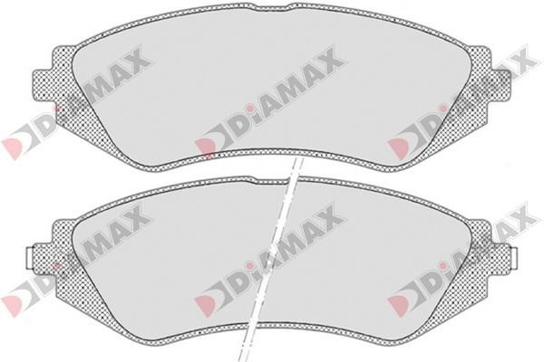 Diamax N09692 Гальмівні колодки, комплект N09692: Купити в Україні - Добра ціна на EXIST.UA!