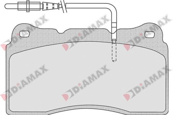 Diamax N09270 Гальмівні колодки, комплект N09270: Купити в Україні - Добра ціна на EXIST.UA!